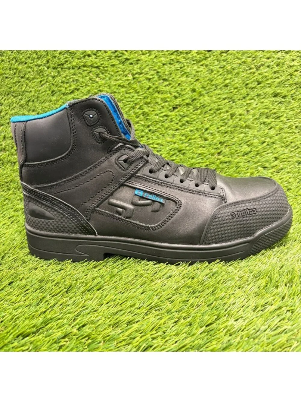 Genuine Grip 5010 Stealth Mens Size 11.5 Black Composite Toe Safety Work Boots